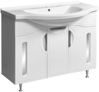 Тумба под раковину Stella Polar Сильва 100см белый SP-00000204